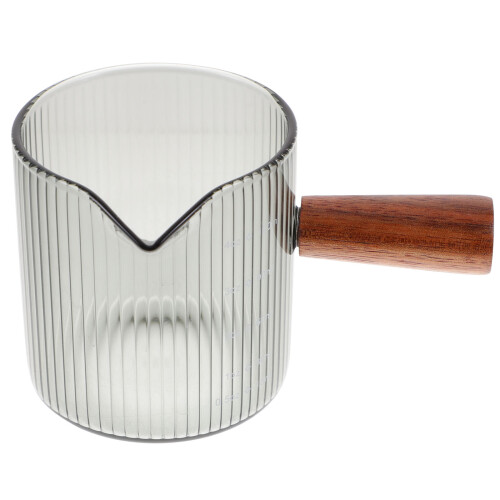 Mini De Transparente Com Alça Para Café Creme 1