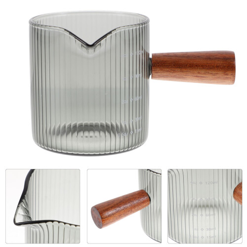 Mini De Transparente Com Alça Para Café Creme 2