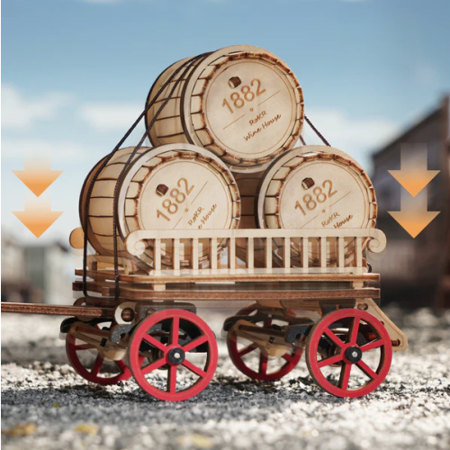 Build Your Own Steam Engine Mechanical Toy 3D Puzzle Model Kit 2