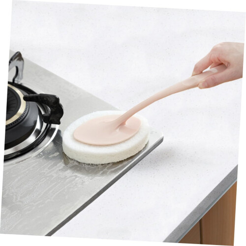 Ergonomic Design Sponge Brush Handle For Kitchen Cleaning, 1 Count, Ergonomic Grip 2