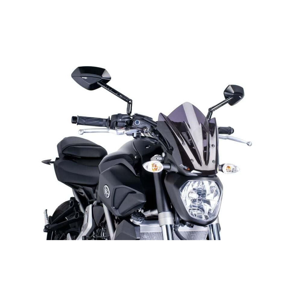 Puig New Generation Sport Screen Smoke For Yamaha Mt-07 (14-17) Dark 7015000000700