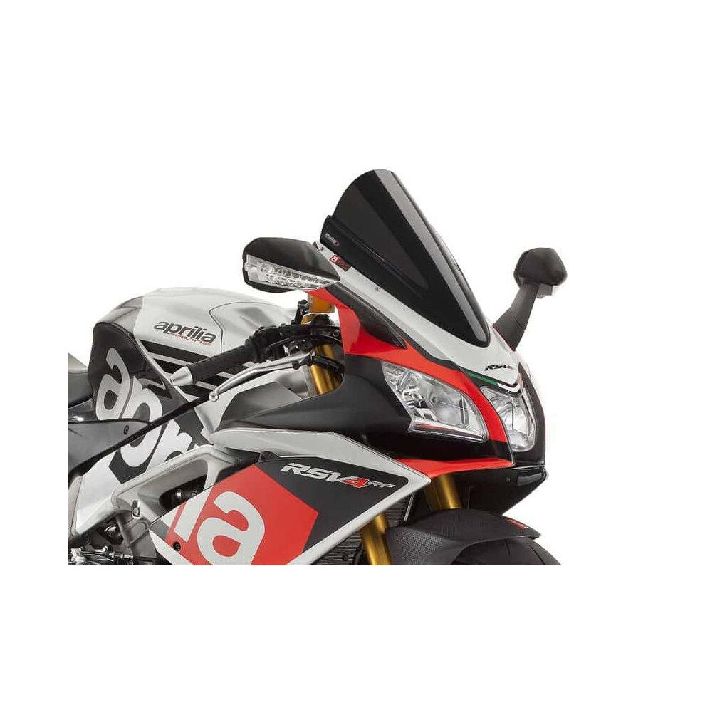 Puig Z-Racing Screen For Aprilia Rsv4 Rf (17-18),Aprilia Rsv4 Rr (15-20) Black 7614000000781