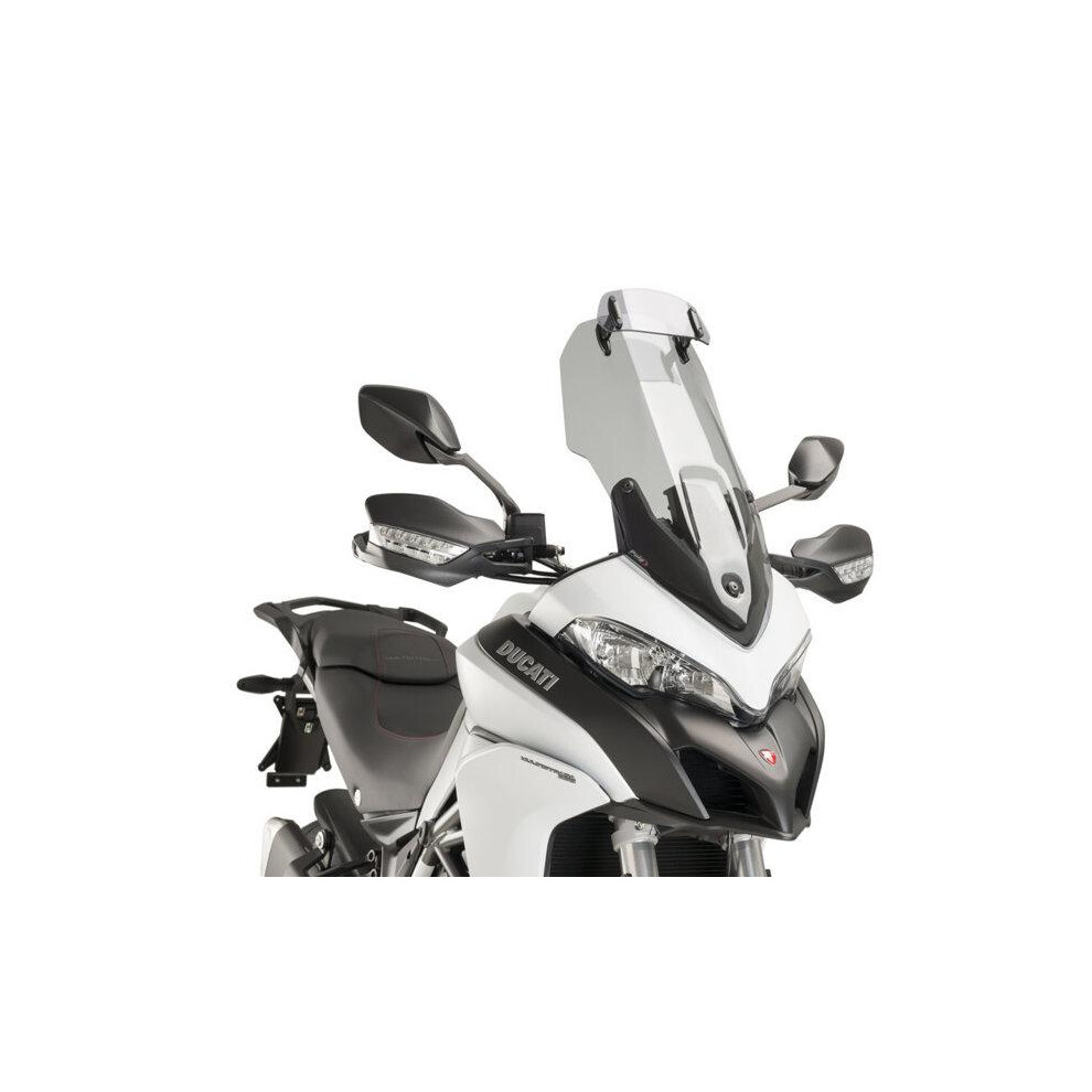 Puig Light Smoke Touring Screen & Extender Ducati Multistrada 1200 Enduro 16-18 - Image 14