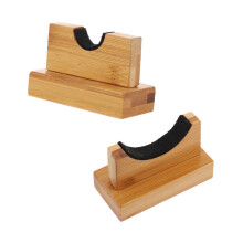 Baseball Bat Stand Desktop Bat Holder, Model Display, Horizontal Hanger, Beech Wood, Black Finish
