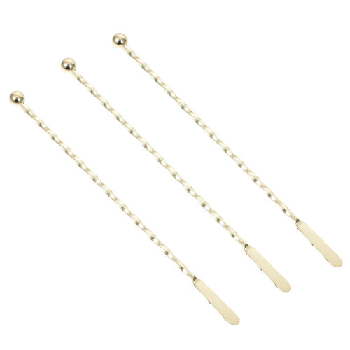 3Stk Cocktailrührer Rührstäbchen Saft Rührstäbchen