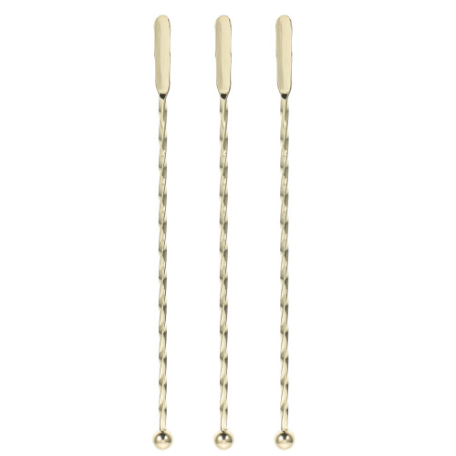 3Stk Cocktailrührer Rührstäbchen Saft Rührstäbchen 2