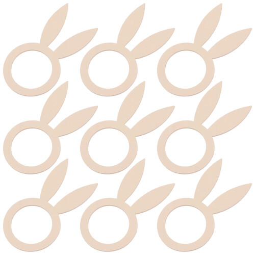 20 Serviettenhalter Hase Holzfarben 1