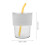 Wasserglas Trinkflasche Saftglas Mit Deckel 3