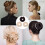 3 Pezzi In Nylon Per Chignon Fermacoda Rotante 5
