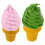 2 Modellabile A Forma Gelato Realistico 1