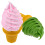 2 Modellabile A Forma Gelato Realistico 7