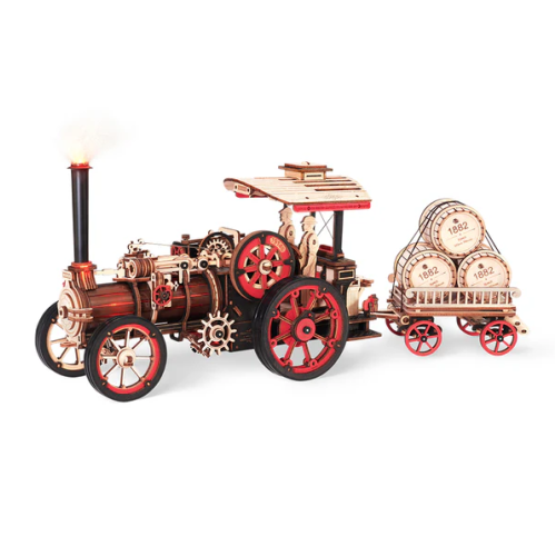 Build Your Own Steam Engine Mechanical Toy 3D Puzzle Model Kit