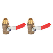 2Pcs Ball Ventil 1/4 2 Punkte Multilayer Silikon
