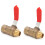 2Pcs Ball Ventil 1/4 2 Punkte Multilayer Silikon 5