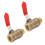 2Pcs Ball Ventil 1/4 2 Punkte Multilayer Silikon 6