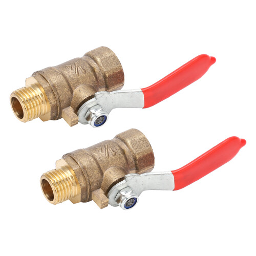 2Pcs Ball Ventil 1/4 2 Punkte Multilayer Silikon 1