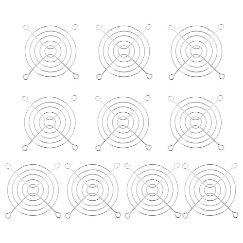 10 Pièces Grille De Protection Pour Ventilateur Refroidissement