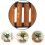 Support Pour Plantes Roulettes Plateau En 10