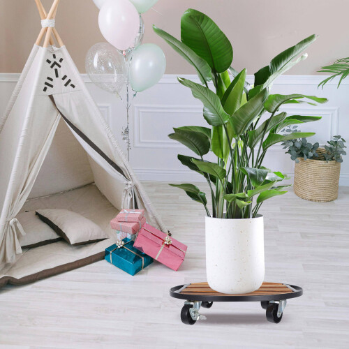 Support Pour Plantes Roulettes Plateau En 2