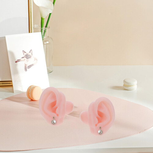 De Paire D'Oreilles En Silicone Pour Pratique Exposition 2