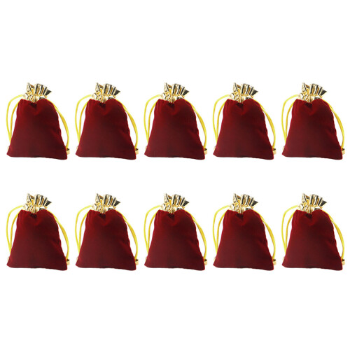 30 Pcs Drawstring Bag Pouches Storage Cloth Organizer For Jewelry Gift