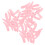 200Pcs Compact Pink Makeup Spoons Plastic Spatulas for Beauty Care 1