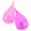 2 Pezzi Coppetta Mestruale in Silicone 30Ml (Rosa Viola, L) 9