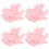 200Pcs Compact Pink Makeup Spoons Plastic Spatulas for Beauty Care 3