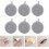 Silver Grey Wire Dishwashing Cloths For Kitchen Utensils Cleaning 12 Pack 2