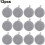 Silver Grey Wire Dishwashing Cloths For Kitchen Utensils Cleaning 12 Pack 3