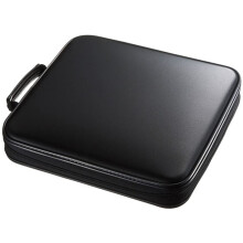 CD/DVD Storage Case 160-Disc Capacity Portable Lightweight Disc Organizer For Car Travel And Home And Business Trips
