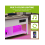Lift Top Coffee Table Multi-Color LED Lighting With 2-Tier Storage 3
