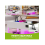 Lift Top Coffee Table Multi-Color LED Lighting With 2-Tier Storage 4