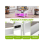 Lift Top Coffee Table Multi-Color LED Lighting With 2-Tier Storage 8