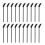 50 Pièces Brosses À Cils Et Sourcils Pour 4