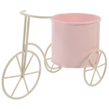 1Tischdeko Eisen Fahrrad Halter Rosa