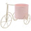 1Tischdeko Eisen Fahrrad Halter Rosa 1