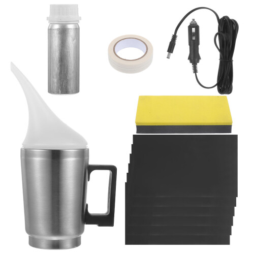 car headlight restoration set with atomizing cup for refurbishing