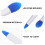 Set 20 Pezzi Per Maschera Labbra Doppia Punta In Silicone 9