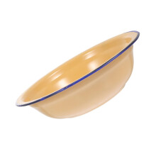Enamel Basin For Kitchen And Bathroom Thickened Enamelware Vintage Design Capacity For Washing Dishes And Mixing Dough