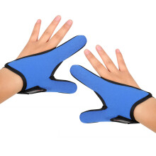 Fishing Gloves 1-Pair, Breathable Neoprene, Two-Finger Cut Design, Comfortable, Easy Tool Access, Protective Gear