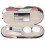 1Set Draagbare Dubbele Brillenopberger Met Hard Schild 1