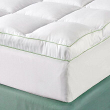 (Super King) 10cm Thick Foam Quilted Mattress Topper with Strong Elastic Bands and Premium Hollow Fiber Filling