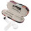 1Set Draagbare Dubbele Brillenopberger Met Hard Schild 10