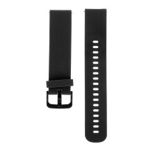 Black Silicone Watch Replacement Band Soft Comfortable Wrist Strap