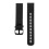 Black Silicone Watch Replacement Band Soft Comfortable Wrist Strap 1