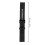 Black Silicone Watch Replacement Band Soft Comfortable Wrist Strap 6