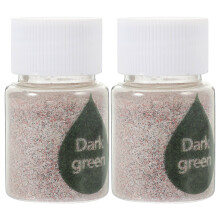 2 bottles green fabric dye powder for tie-dye crafts, kids and adults