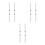 6 Pezzi Per Nail Art In Gel Con Punta 9