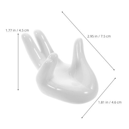 4 Pezzi Portauova A Forma Mano In Con Design Unico 1